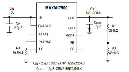 4V~21V 100mA ṹսѹ?ModuleԴģMAXM17900