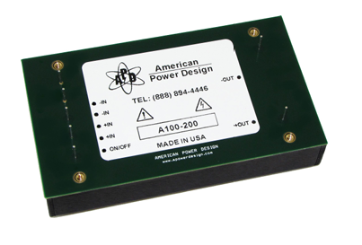 American Power Design A100ϵиѹDC-DCת100W,48-200V