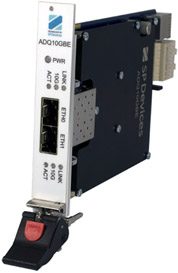 Teledyne SP DevicesģADQ10GBE - Dual PXIe 10 Gigabit Ethernet Card
